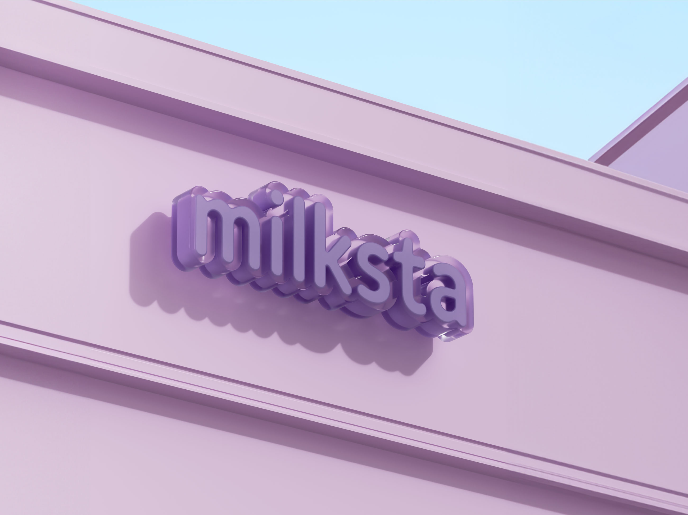 Milksta Branding and Packaging Design - Health 3d baby branding drink food kids label logo logo design milk moms packaging packaging design pregnancy wellness