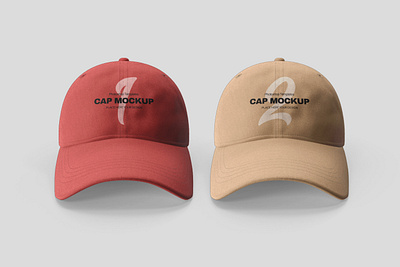 Caps Mockup modern