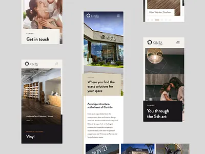 Decor Store Mobile Screens | Kinta Decor architecture clean decor figma grid mobile modern sober store ui design webdesign