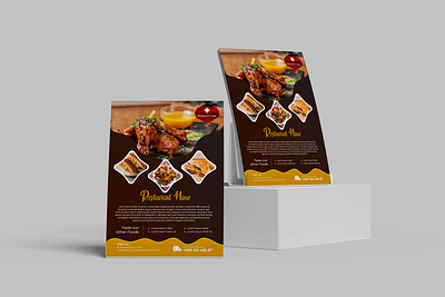 Restaurant Flyer brochure cafe cook diet dinner dish flyer flyer design flyer template graphic design poster restaurant restaurant flyer restaurant flyer design template