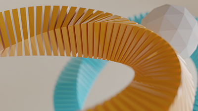 Blender Daily Challenge Day 3 - Waves 3d art blender3d design illustration