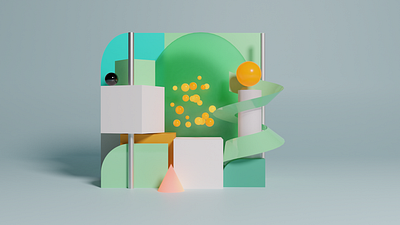 Blender Daily Challenge Day 1 blender3d explore illustration