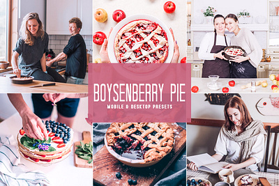 Free Boysenberry Pie Mobile Desktop Lightroom Presets adobe lightroom blogger bundle cinematic clean collection desktop preset edit film filter instagram jpg lifestyle luxury mobile presets old photography portrait premium