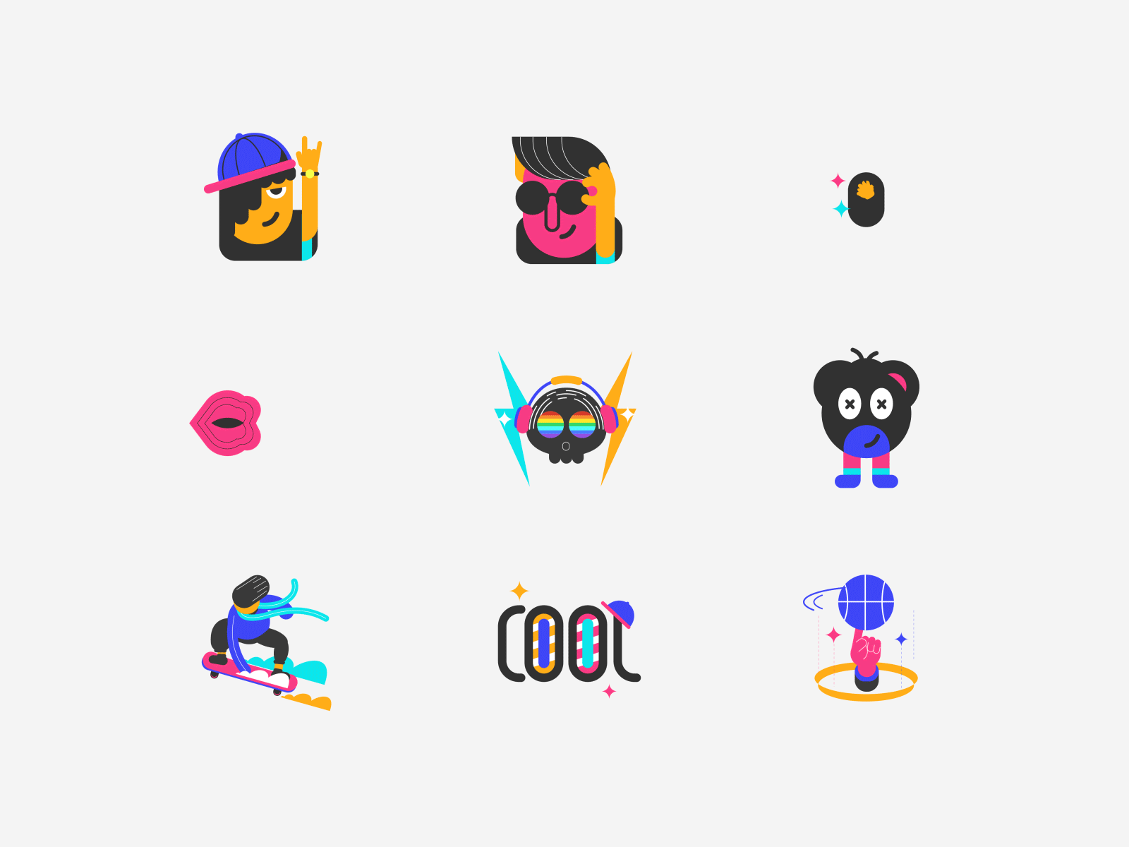 coolmotion icon illustration