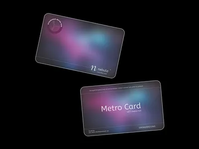 metro card design- Glassmorphism cards cards ui design icon metro minimal ui