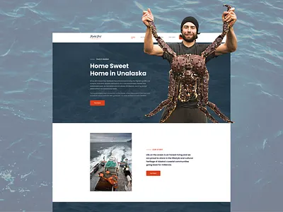 Revan Bay - Seafood Supplier Website best sea foods clean creative design food supplier seafood seafood distributor seafood store seafood website template ui uiux ux website builder website design