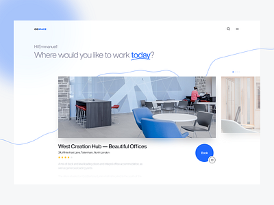CoSpace — Co-Working Space finder agency app clean coworking coworking space daily ui dailyui design furniture home interior minimal office office space remote work space ui web web app work