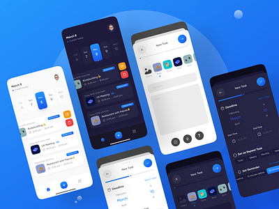 Task Management Mobile App app ui app ui design ios app design management app managment minimal product design reminder reminder app task app task list task management task management app task manager todo app todo list user experience