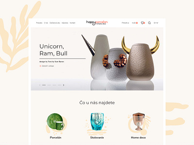 happyporcelan - shop adobe xd ecommerce ecommerce design homedecor luxury porcelain shop simple site ui web webdesign woocommerce wordpress