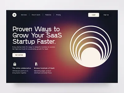 Geometrynow Templates 18design amazing clean clean ui colorful colors geometry hero interface landing landing page landingpage minimalism saas startup ui ui8 uidesign uikit ux