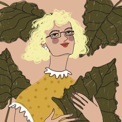 8 March: Blond woman 8 march art digital drawing girl happy happy womens day illustration woman