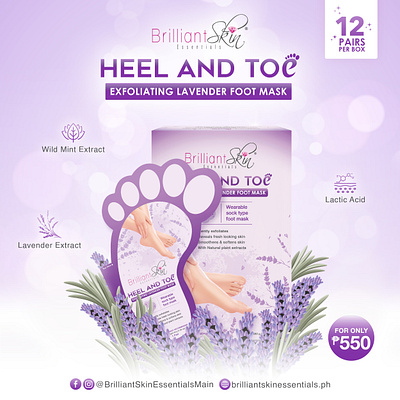 Social Media Advertisement (Heel and Toe) advertisement advertising banner branding creative and design graphic design illustration poster product design social media design