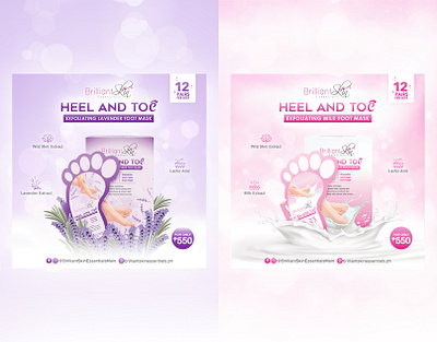 Social Media Advertisement (Heel and Toe) [ ] graphic design advertisement advertising banner branding creative and design illustration poster product design social media design