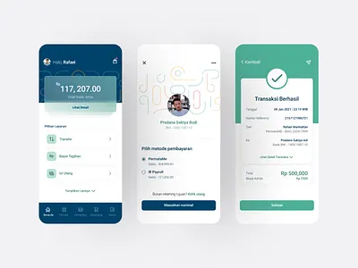 Mobile Banking - Mobile App account app balance bank card banking app clean design finance app fintech minimal mobile mobile design money app money transfer payments transactions transfer ui ux wallet