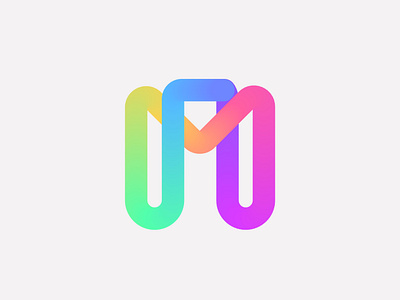 M logo abstract agency alphabet app blending brand identity branding creative icon design gradient icon illustration letter m logo logotype m modern trends typography vector