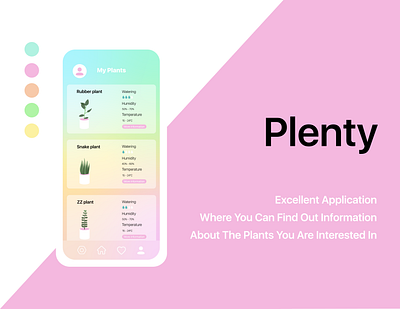 Plenty design flat illustration ui vector