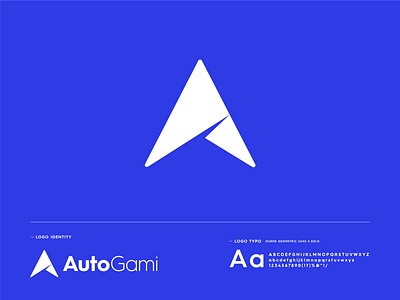 Autogami - logo Branding a a logo a logo design a mark app icon app logo brand identity brand identity design branding graphic design logo logo design logos minimal modern logo