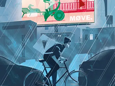 Gear Patrol: Wealth & wellness cycling editorial graphic health illustration texture wellness