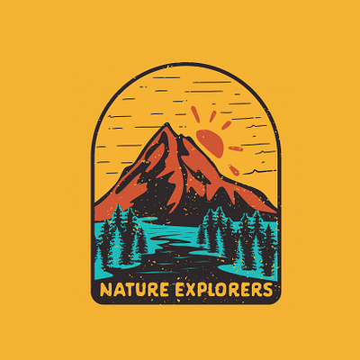 Nature Explorers. Adventure/Outdoors Illustration adventure adventure logo adventure time adventures graphic design illustration illustration art illustrations nature nature art nature illustration nature logo outdoor outdoor badge outdoor logo outdoors tees teesdesign teeshirt teespring