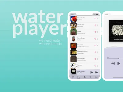 water player #DailyUI #DailyUI009 daily 100 challenge daily ui dailyui dailyuichallenge design ui ui design uidesign uiux uiuxdesign