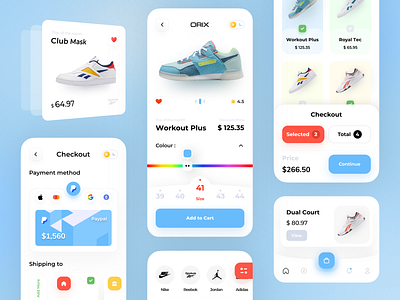 Shoes App app interface minimal mobile mobile app mobile apps mobile ui mobileapp mobileappdesign ui ui design uidesign uiux ux ux ui design