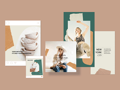 Instagram Templates for Canva blog blogger boho branding canvas creative download feed ideas instagram instagram stories instagram trends marketing post rustic smm social media story template wedding