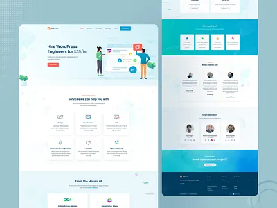 Just Hyre - Web Design & Development Agency Website 2022 agency clean digital agency digital marketing hire home hyre landing page shah alam software template ui uiux ux webdesign website website design