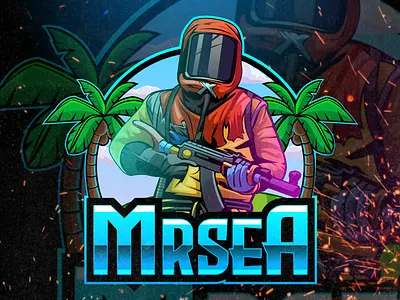 Rust hazmat suit logo design design esports logo gaming logo illustration logo logo design mascotlogo twitch logo vector