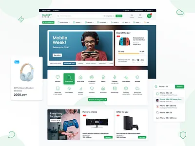 Marketplace Website component design component ui components design system desktop desktop design desktop ui e comerce e commerce design ecommerce ecommerce design homepage interface marketplace marketplaces uidesign web design website website design