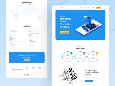 Saas Landing page UI & UX Design analytics animation dashboard design ecommerce landing landing page landing page design landing page ui modern saas saas app saas landing page saas landing pages saas website template ui web design webflow webflow template