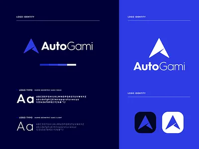 Autogami - Logo Branding a logo a mark app icon app logo brand identity brand identity design branding graphic design logo logo design minimal modern logo