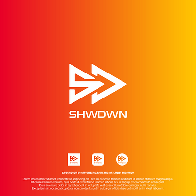 SHWDWN branding ecommerce fiverr fiverr.com fiverrgigs flat graphic design logo designer minimalist modern