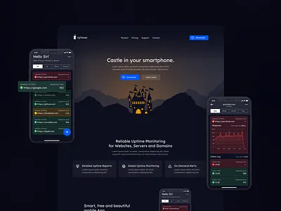 Uptower.io - first version design ui ui ux ux webdesign