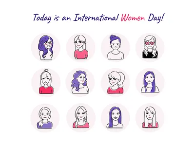 International Women Day 2021 branding design icon illustration illustration art people people illustration vector