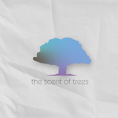 The Scent of Trees design illustration logo minimal