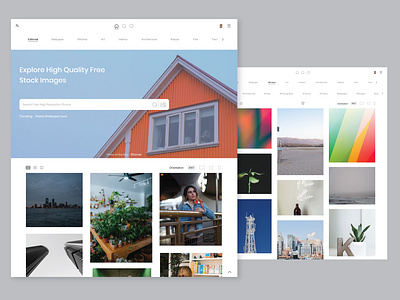 Stock Image Website. Vol.1 dailyui design ui ux