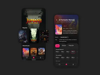 Movie App app film films flat iphone minimal movie movie app movieapp movies netflix ui uidesign userinterface ux uxdesign
