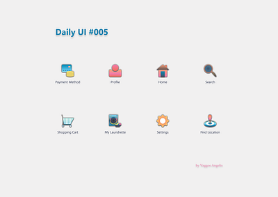 DailyUI #005 - App Icon daily 100 challenge dailyui dailyuichallenge design figma icon icon design icon set iconography icons ui uidesign