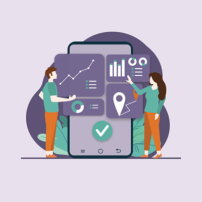 phone information illustration flatdesign illustration ui ux vector