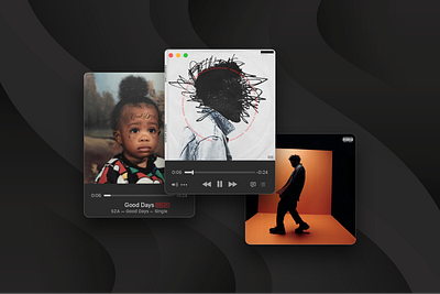 Music MiniPlayer app apple desktop icons music music player ui vector
