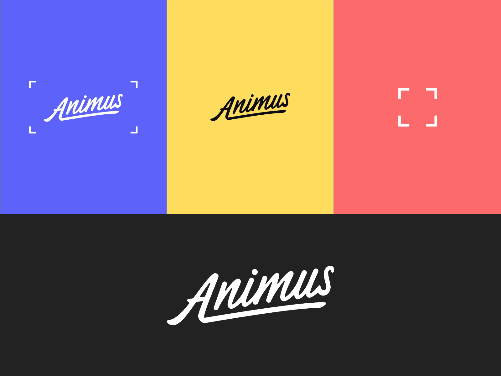 Animus Branding animus brand identity brand system branding branding and identity design graphic design illustration logo logo design motion design product design responsive branding rogue studio typography ui ux web web design website