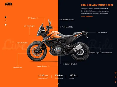 KTM Adventure 390 adventure bike bikes design duke ktm moto rider riding ui