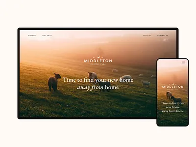 Middleton Holiday Park design hospitality travel ui ux web