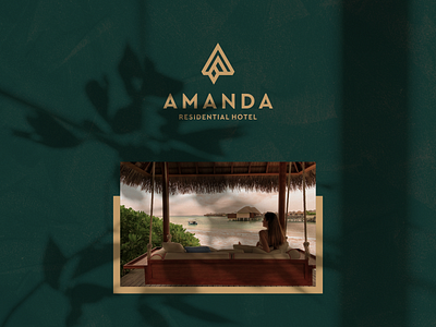 AMANDA adobe photoshop awesome beauty branding creative logo fahion for sale hotel inspiration logo design logos logosai logotype luxury minimalist modern logo residential resorts typography vector