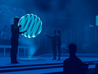 Learn about the future with Labelbox 3d academy ai animation calendar events futuristic hologram machine learning