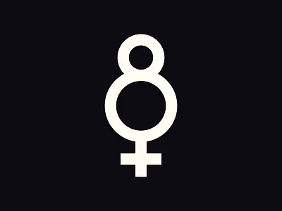 International Women's Day 💪 8 branding empowered female international womens day logo march 8 women womens day