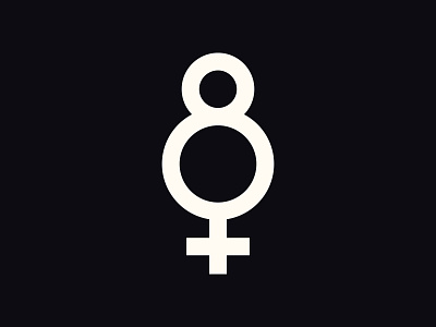 International Women's Day 💪 8 branding empowered female international womens day logo march 8 women womens day