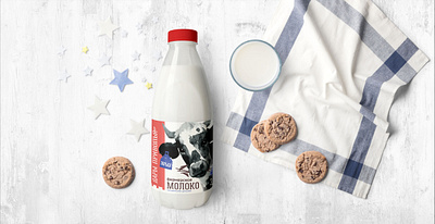 Milk packaging branding design graphic design illustration label package design packaging