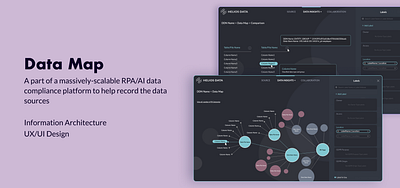 DataMap app design ui ux web