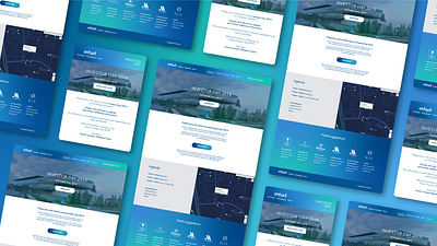 Investor Day Visual Identity System branding design landing page ui